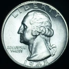 1945-D Washington Quarter — photo from another recent sale