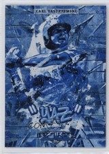 2017 Topps Fire Monikers Blue Chip Carl Yastrzemski #M-31 HOF i6j