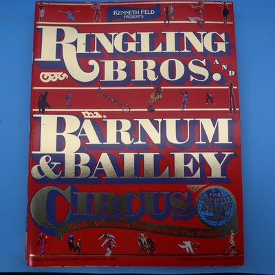 1986 116th Ringling Bros. and Barnum & Bailey Circus Program W/Poster VINTAGE EX