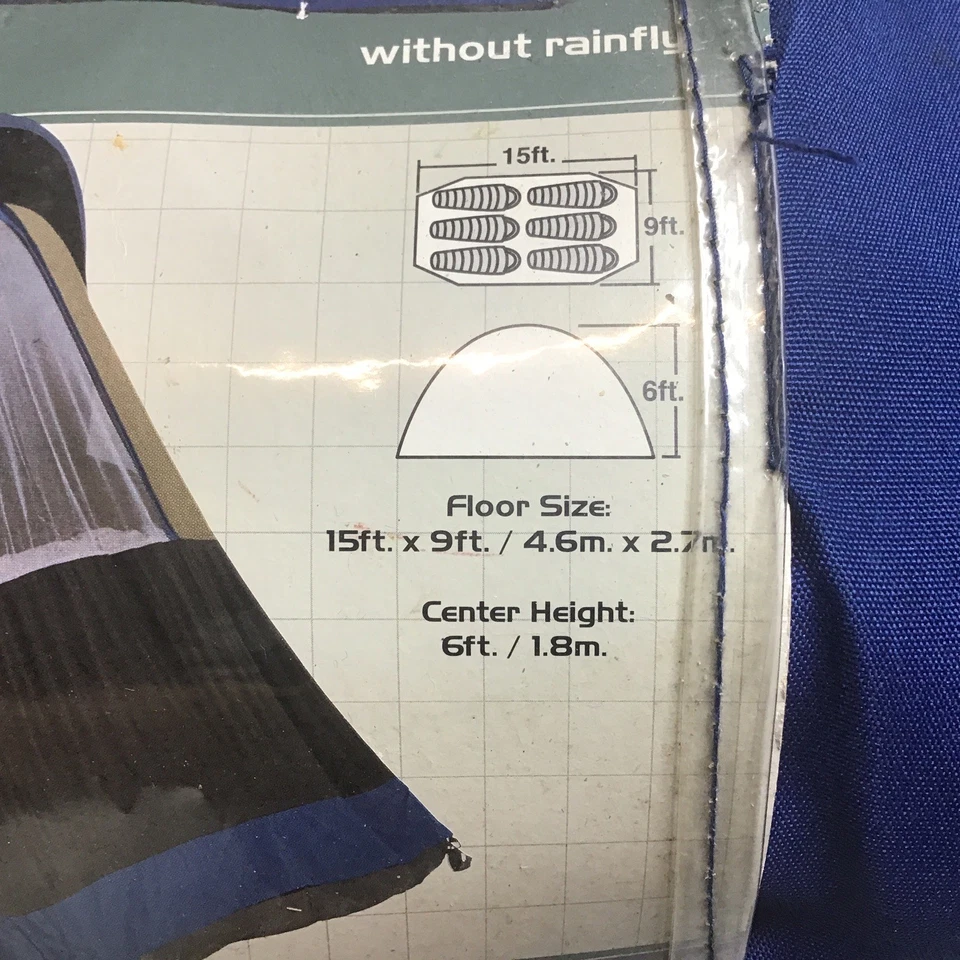 Ozark Trail - 6-Person Family Dome Tent - Roomy - 15ft. X 9ft. - READ - Image 4 of 4