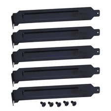 NEW PCI Slot Cover Hard Steel Mesh Dust Filter Blanking Plate - 5pcs US Shipping