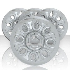 Set Of Four 17 Chrome Wheel Skin Covers For 2004-13 Chevy Silverado 1500 Wt1wt