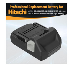 2-Pack 3000mAh 18 Volt Lithium Batteries Compatible with Hitachi Models