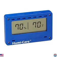 Sleek Digital Rectangle Hygrometer - Accurate Humidity & Temperature Monitor