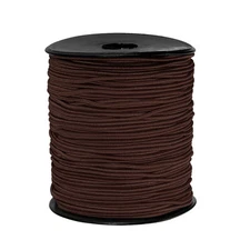 Elastic Cord Stretchy String 1.5mm 109 Yards Brown for Crafts