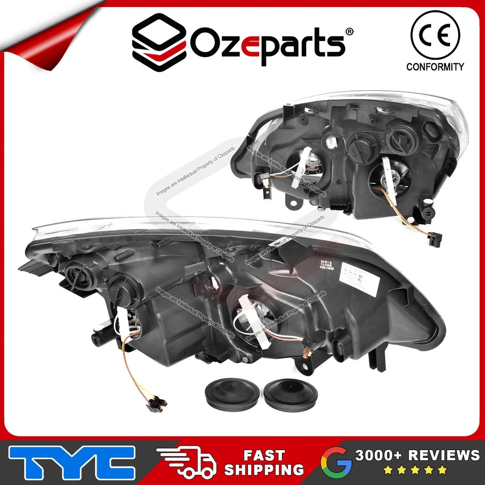 Set / Pair LH+RH Head Light Lamp (Projector) For Renault Scenic J84 05~08 Hatch - image 2 of 4