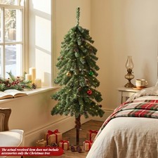 4FT Artificial Pre-lit Christmas Tree with Light, Stand for Indoor Holiday Decor