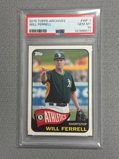 Will Ferrell Autographs in 2015 Topps Archives Baseball 6