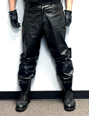 Genuine Harley Davidson Leather Pants CA-03402 Size 38 | eBay