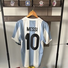 Argentina 2024 Anniversary Lionel Messi #10 Soccer Jersey Size M