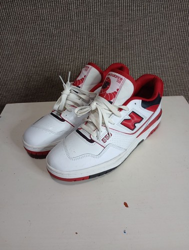 New Balance 550 White Team Red Men’s 10.5 - Picture 5 of 16