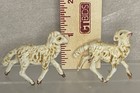 Figurines, Vintage Sheep, Plastic, Unmarked.