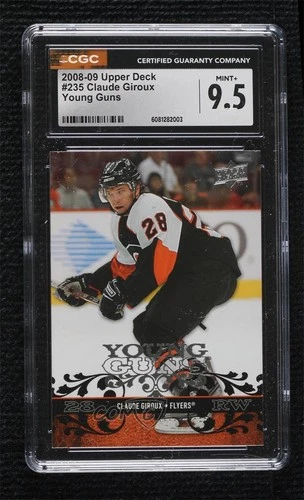 2008-09 Upper Deck Young Guns Claude Giroux #235 CGC 9.5 Mint+ Rookie RC