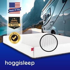 Short Queen, 8 Inch RV Mattress 60x74, High-Quality Memory Foam, hoggisleep NEW