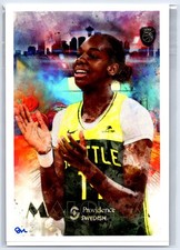 Dominique Malonga 4x6 Art Photo Print John Rudolph Signed Seattle Storm