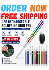 1100mAh USB Rechargeable Cordless Soldering I...