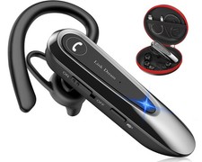 Bluetooth Earpiece Wireless CVC8.0 Headset for Cell Phone Dual Mic Noise Canc...