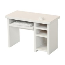Set Scrivania E Sedia In Legno Scala 1:12 - Mobili In Miniatura Per Casa Delle Bambole