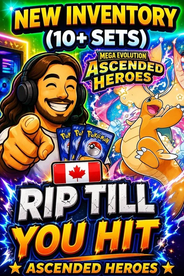 🔥 POKÉMON 🔥 ASCENDED HEROEEEEEESSSSS 🔥 PACKS 🔥 RIP TILL YOU HIT 🔥