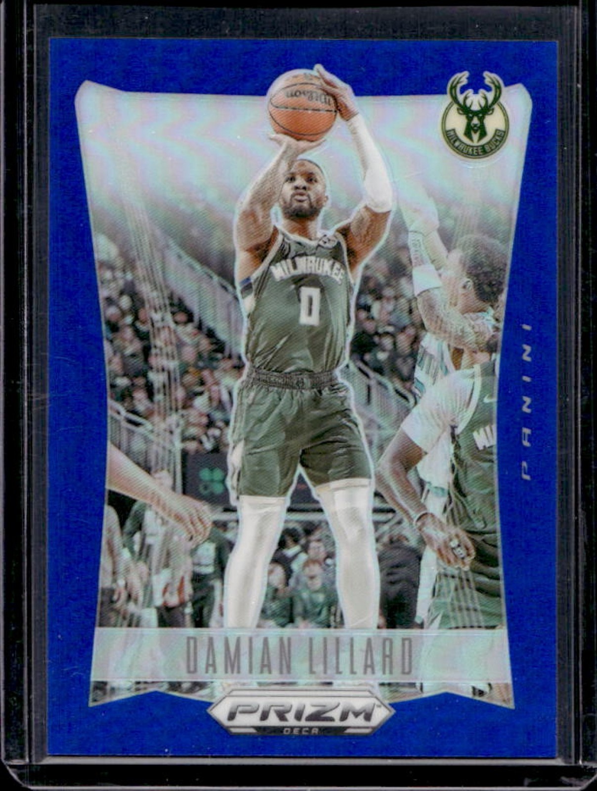 2023-24 Prizm Deca Damian Lillard Blue #/149 Bucks