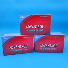 Lot Of 3 - Alliance Rubber 26735 Advantage Rubber Bands Size #73 - 3" X 3/8" 