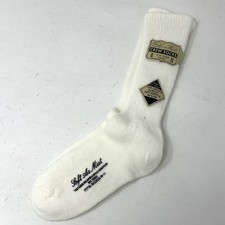 VINTAGE 60s Soft as Mist Crew Socks Ladies Size 8-11 White NWT NOS 
