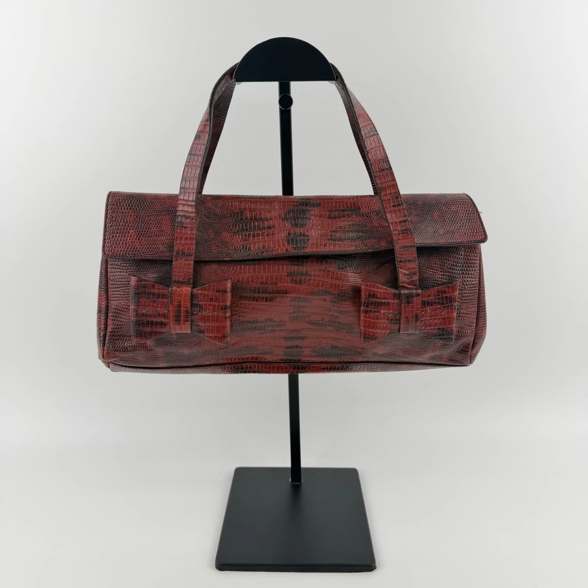 Miu Miu Archive Leather Tote Bag Red⁠