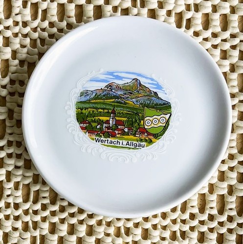 Kleiner Teller Wertach Allgäu alt Sammelteller
