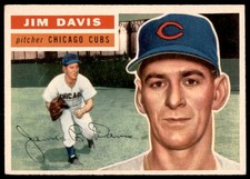 1956 Topps #102 JIM DAVIS Chicago Cubs EX