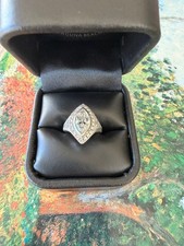 1.47 ct Marquise Diamond and Platinum Engagement Ring