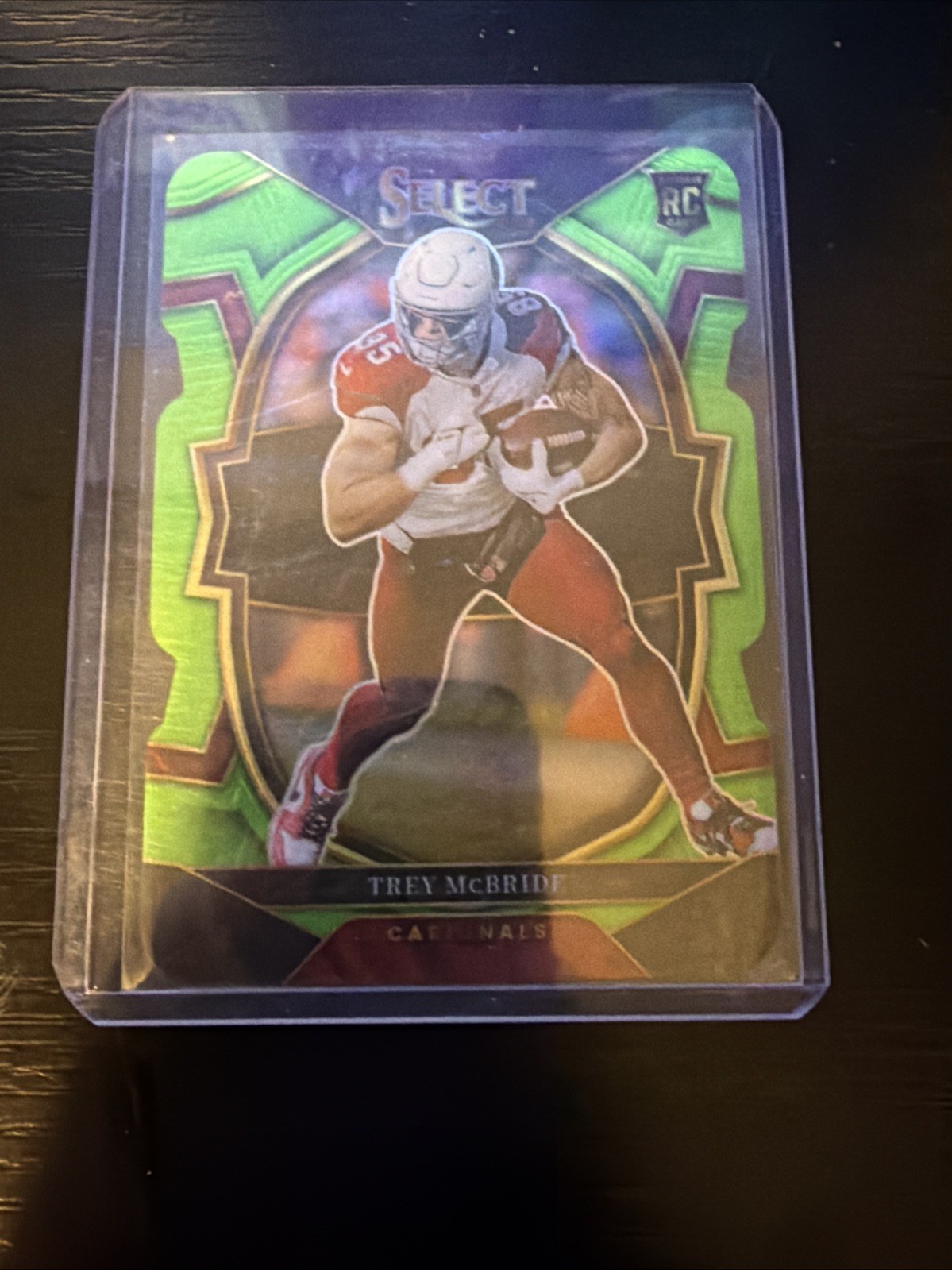 2022 Panini Select - Concourse Trey McBride #11 Lime Green /299 Prizm Die-Cut