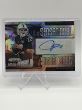 Panini 2025 Prizm Sensational Signatures Aidan O'Connell Raiders Autographed