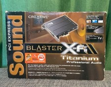 Sound card: CREATIVE Sound Blaster Titanium