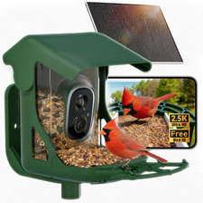 Smart Solar Bird Feeder with 4MP Camera  Free AI Bird Identification