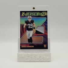 2024 Panini Zenith - Z Jersey Brock Bowers ZJ5 10/49 Due Colori Cuciture Raiders