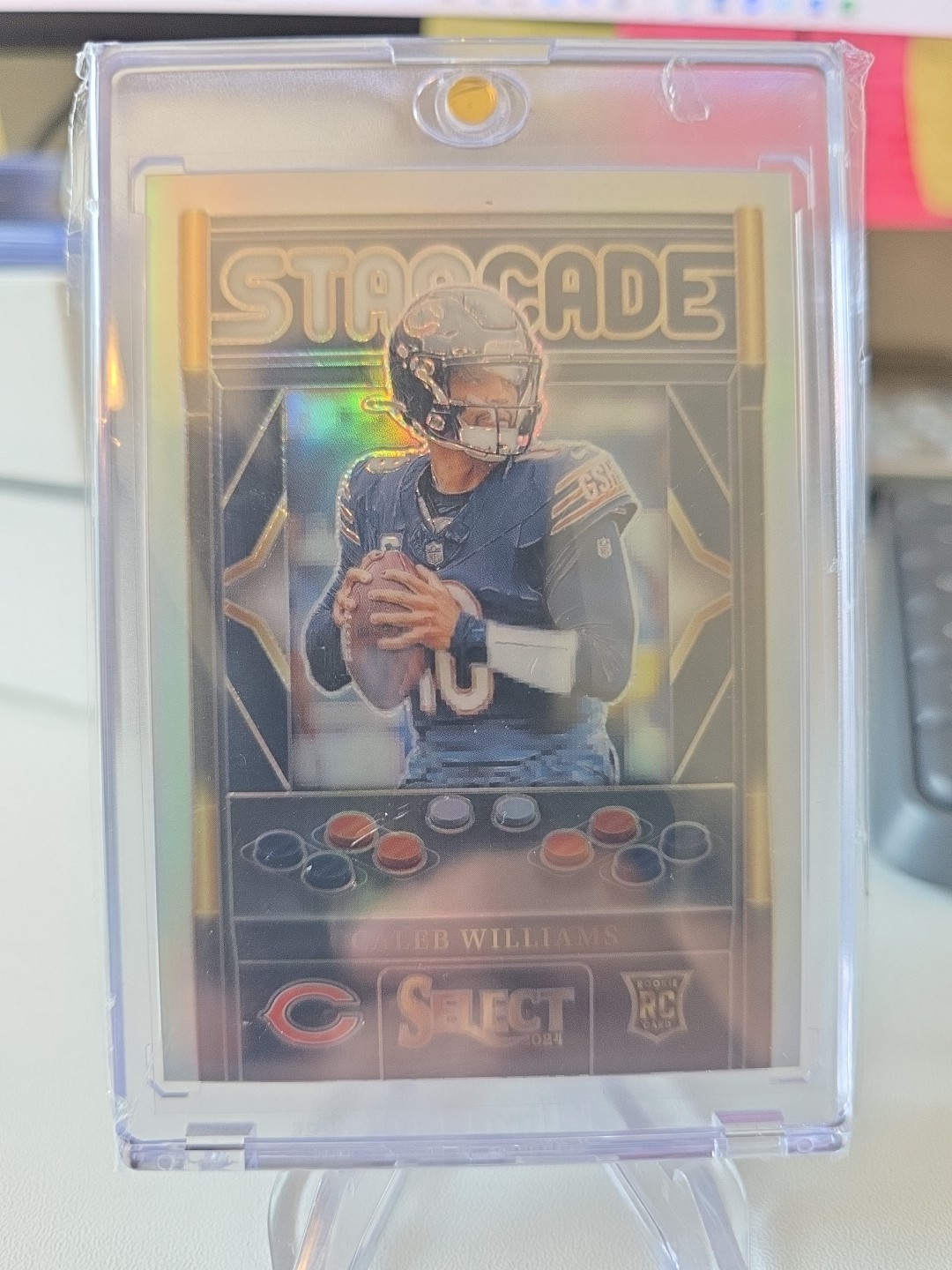 💎CASE HIT!! STARCADE!! Caleb Williams 2024 NFL Select #10 Bears NASTY QB RC💎