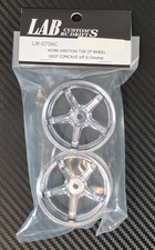 Lab Customs Rc Drift Work Emotion T5r 2p Wheel Chrome Offset 6mm Lw-0706c Lab Customs Rc Drift Work Emotion T5r 2p Wheel Chrome Offset 6mm Lw-0706c