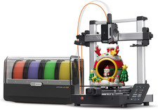 Kobra 3 V2 Combo 3D Printer, Smart Multicolor Printing up to 600Mm/S Print Speed