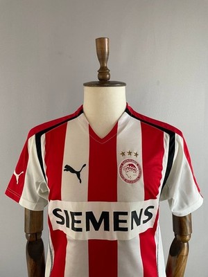 Puma Mens Siemens Olympiakos Yaya Toure 2005/06 Home Jersey Shirt