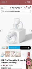 Momcozy S12 9-Levels Double Wearable Breast Pump - White