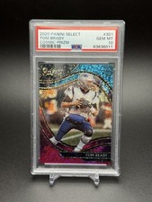2020 Panini Select Tom Brady #301 Cosmic Prizm Patriots LOW POP GEM MINT PSA 10