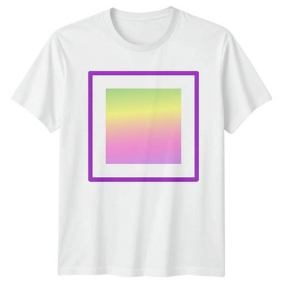 Pastell Farbverlauf T-Shirt Abstrakte Kunst Geschenk für Sie und Ihn