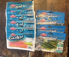 Berkley PowerBait 4” Mullet (Dorado) And Gulp! 5.7in Surf Bytes Strips Lot