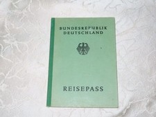 Reisepass Deutschland mit vielen Stempeln !! E