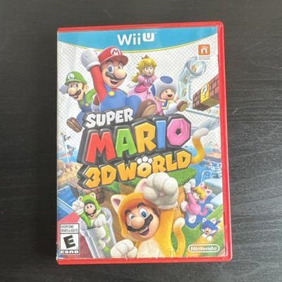 Nintendo Super Mario 3D World Complete Edition Wii U Multiplayer Manual Included