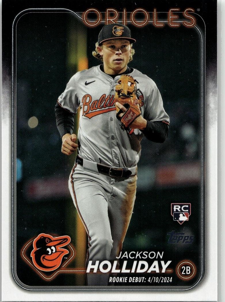 2024 Topps Update #US97 Jackson Holliday Rainbow Foil