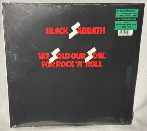 LP BLACK SABBATH We Sold Our Soul For Rock 'n' Roll (2LPs GREEN Vinyl) NEW MT SS