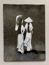 Vietnam, laque coquille d'oeuf, art d'Asie, XXe