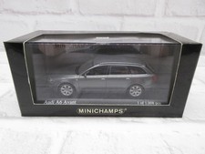 Mini car 1/43 Minichamps Audi A6 Avant gray metallic model car Age14+