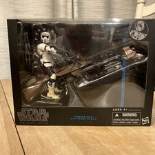Hasbro Star Wars The Black Series Speeder Bike With Biker Scout